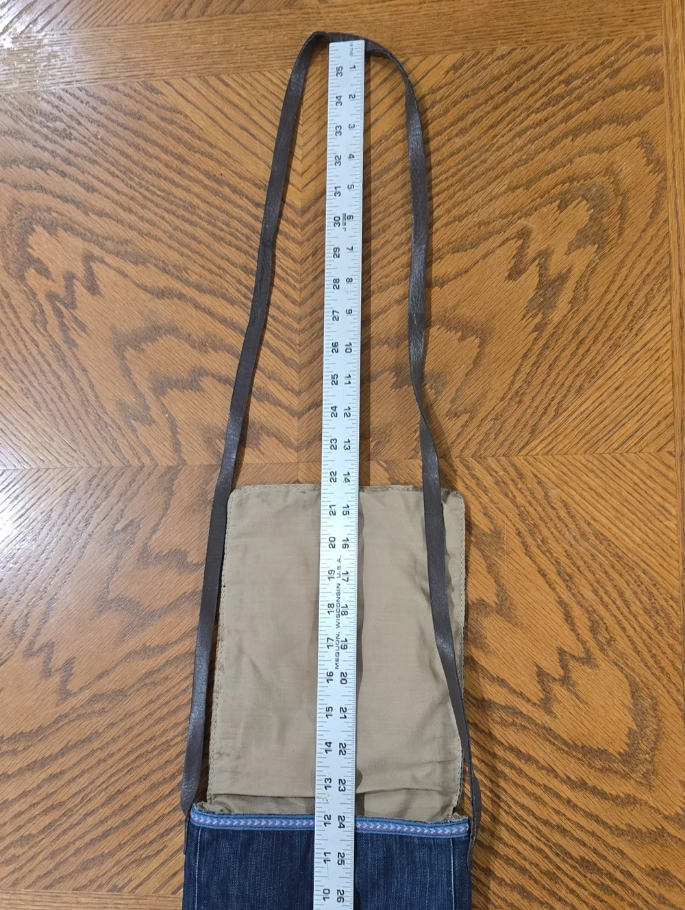 Lucky Brand Vintage Denim Crossbody Bag